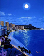 "Waikiki Moonglow" by Juno Galang